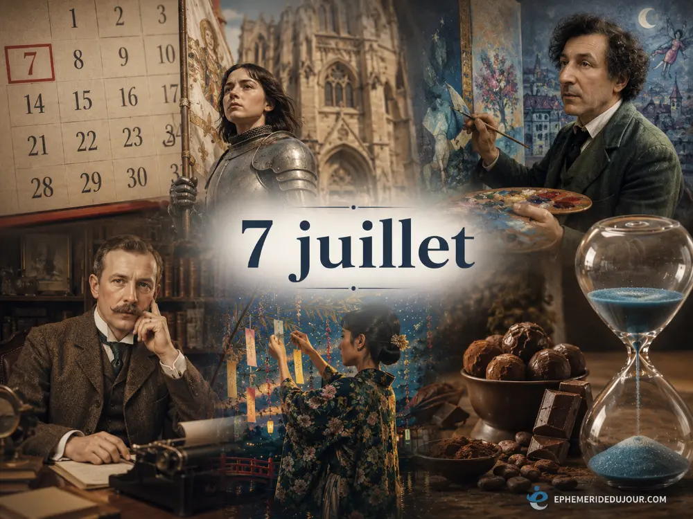 Éphéméride du  7 juillet
