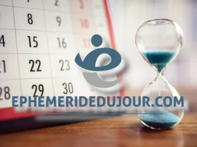 Éphéméride du jour