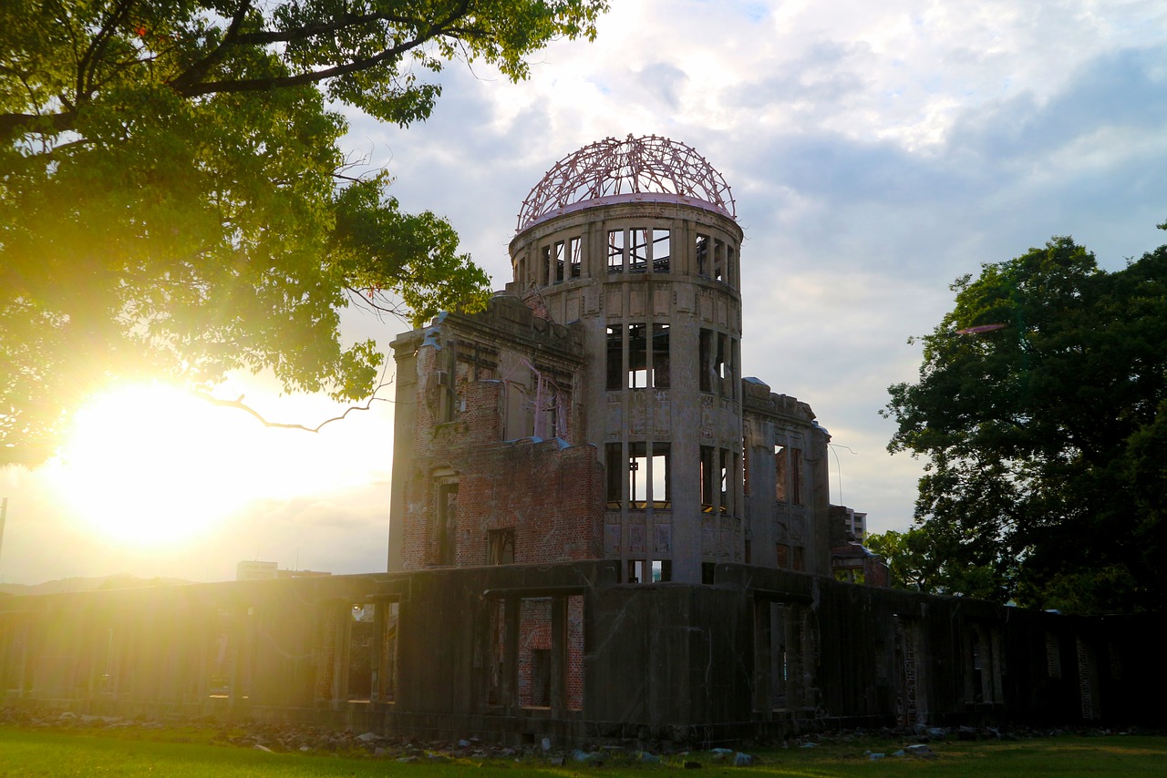 Hiroshima peace memorial Genbaku Dome