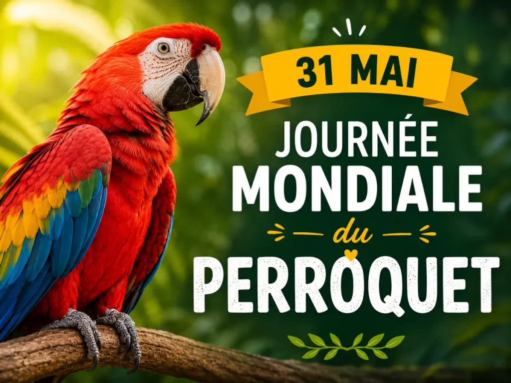 31 mai journée mondiale du perroquet