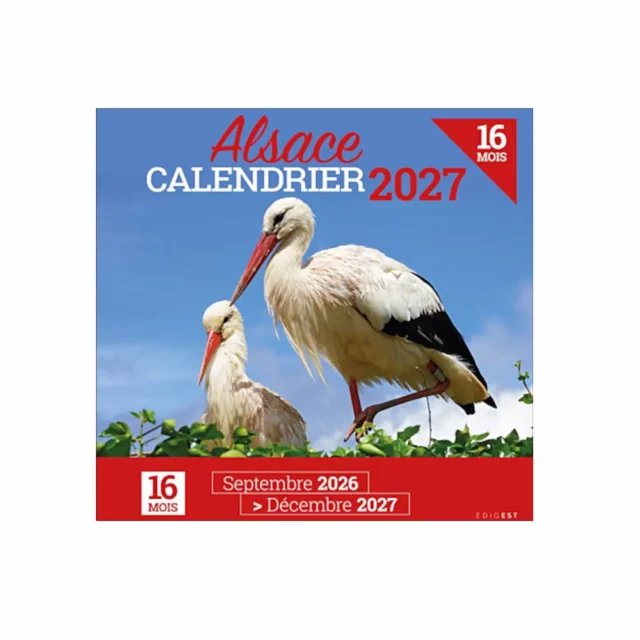 Calendrier Alsace 2027 - 16 mois