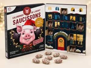 Calendrier de l'Avent original Saucisson