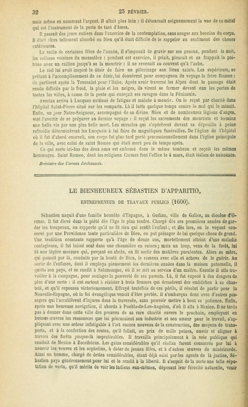 Bienheureux Roméo de Lucques : Roméo et Avertan dans les Petits Bollandistes de 1888, page 32 : une notice de la tradition carmélitaine.