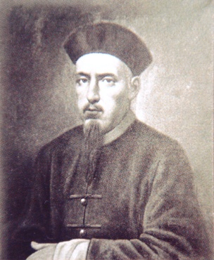 Saint Auguste Chapdelaine : Portrait ancien d’Auguste Chapdelaine en vêtement de prêtre.