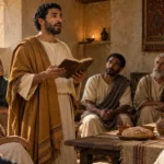 Saint Félix et les martyrs d’Abitène : Évocation de Félix et des martyrs d’Abitène réunis pour l’assemblée dominicale